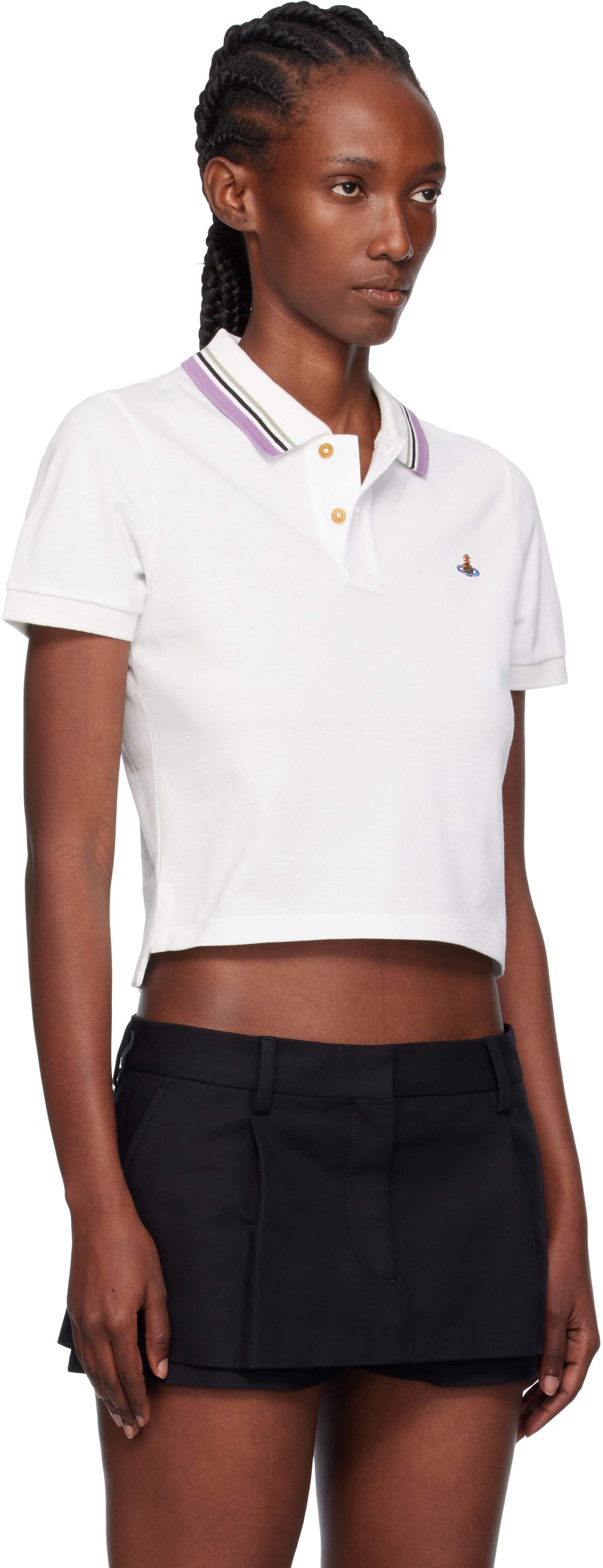 Poolopaita Vivienne Westwood Vivienne Westwood Mini Classic Polo Valkoinen | 1H010003-J0009-, 1