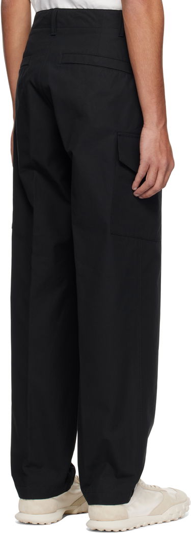 Cargo housut Stone Island Stone Island Weatherproof Cotton Canvas Ghost Cargo Pants Musta | K1S15 3100008 S00F1, 2