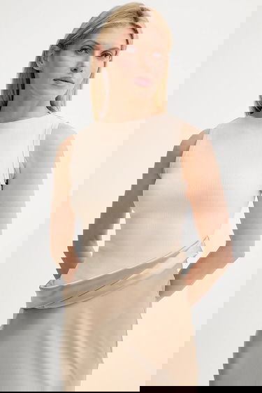 Hame Nanushka Nanushka COBEE Maxi Skirt Beige | NW25SSDR21175, 3