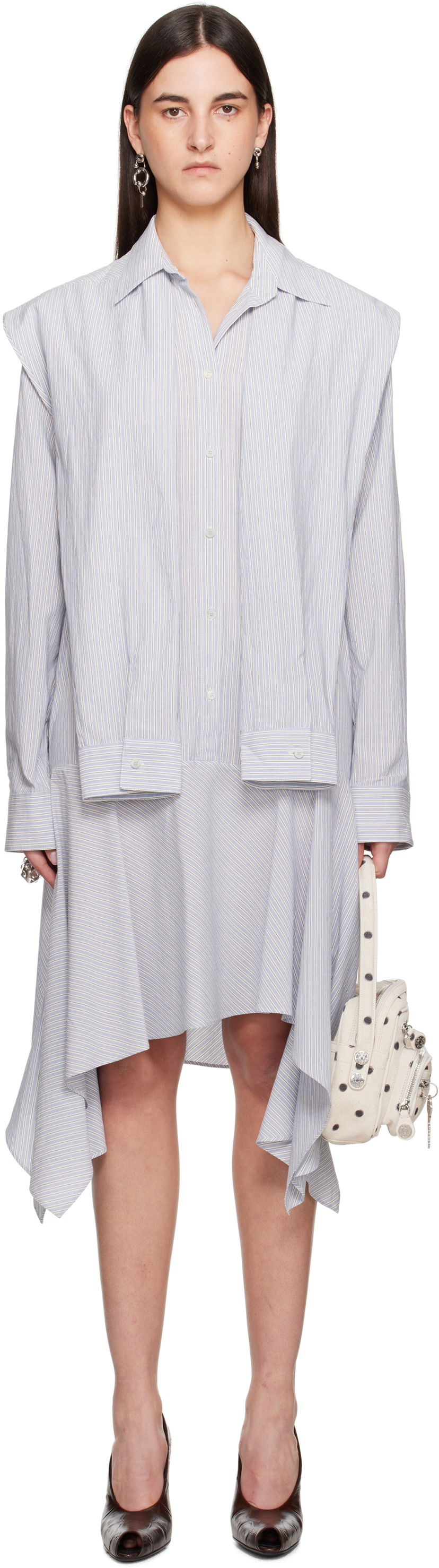 Mekko Acne Studios Acne Studios Layered Midi Dress Sininen | A20802-