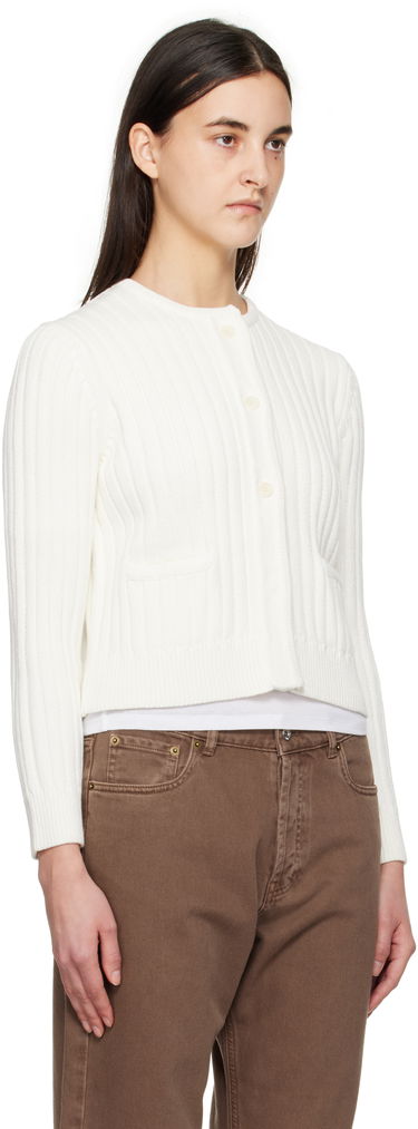 Villapaita JW Anderson JW Anderson Cropped Buttoned Cardigan Violetti | KW1356-YN0410, 4