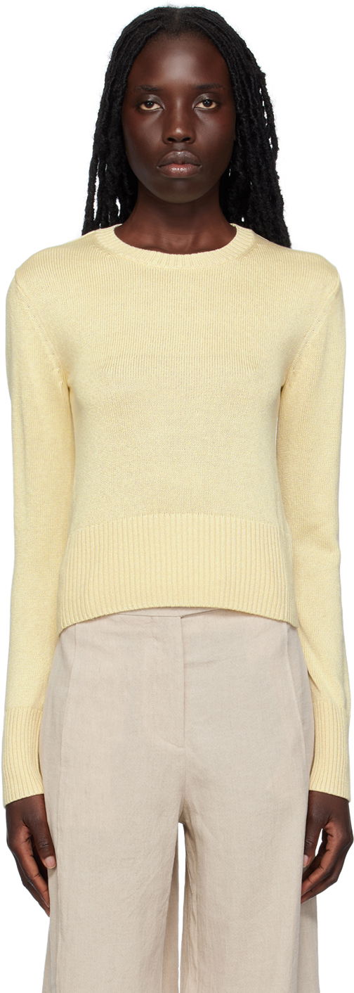 Villapaita TOTEME TOTEME Crewneck Knit Sweater Keltainen | 233-5151-342
