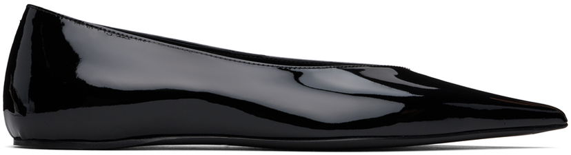 Tennarit ja kengät TOTEME Asymmetric Ballerina Flats Musta | 244-WAS990-LE0091