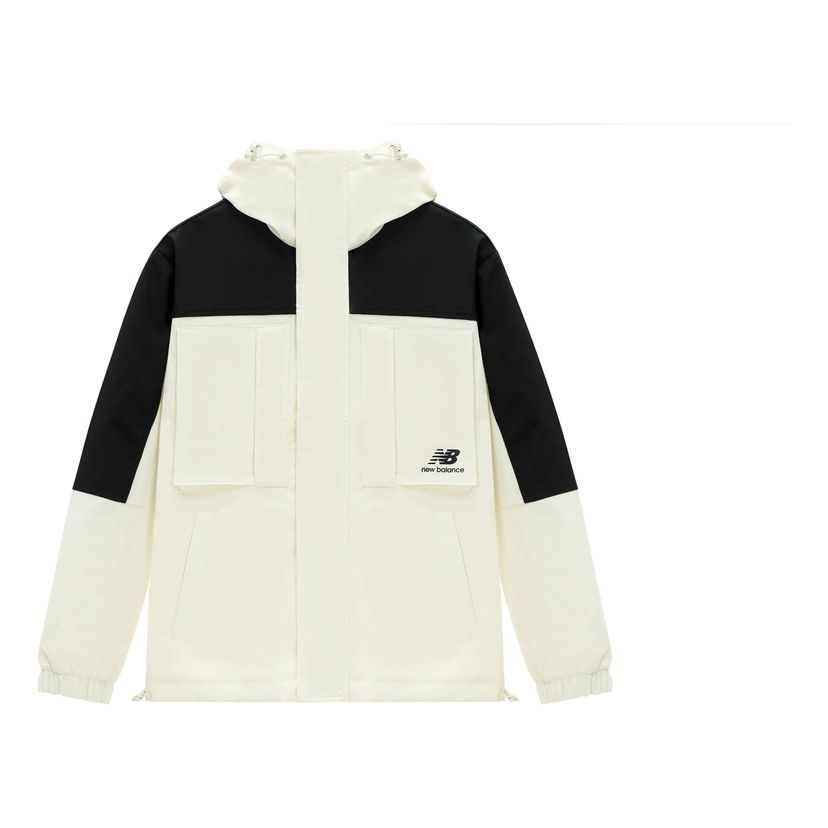 Tuulitakki New Balance Windproof Sport Jacket Valkoinen | AMJ31304-CIC
