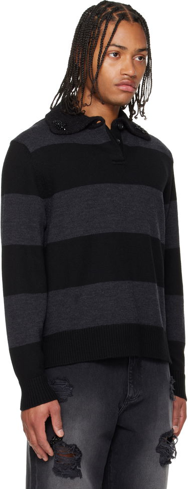 Poolopaita Simone Rocha Simone Rocha Embellished Fuzzy Collar Rugby Polo Monivärinen | VMK13SB 0646, 4