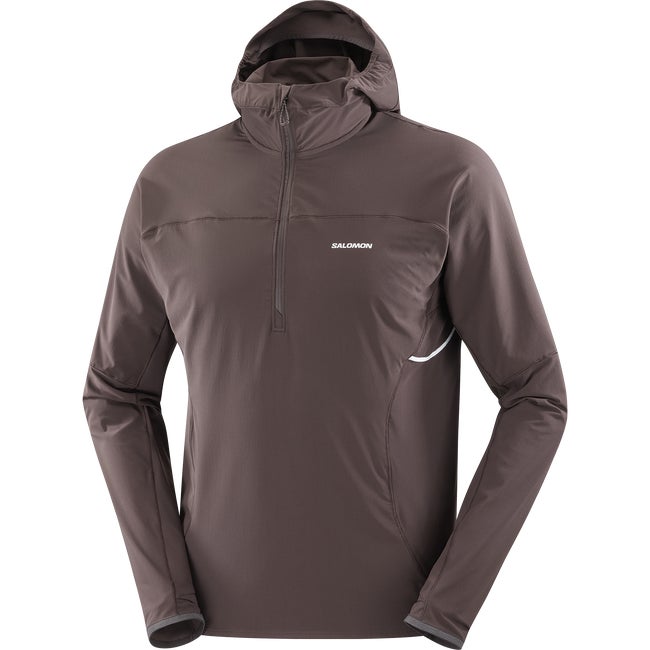 Huppari Salomon Sense Aero Hybrid Hoodie Ruskea | LC2429500, 1