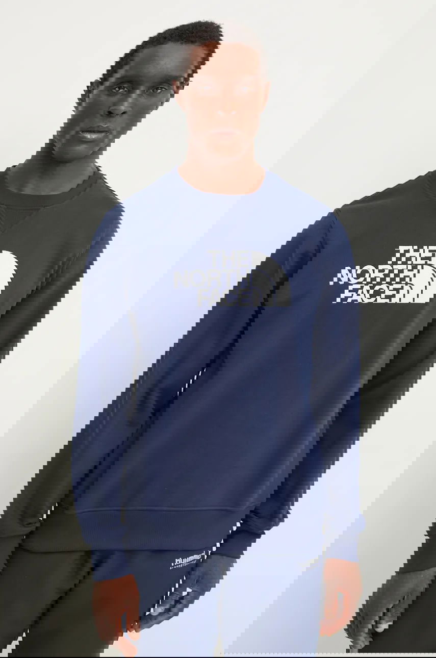 Huppari The North Face Printed Drew Peak Sweatshirt Tummansininen | NF0A89EK8K21, 0