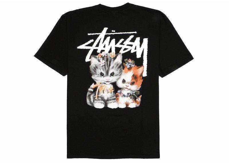 T-paita Stüssy Stussy Kittens Graphic T-Shirt Musta | 1904965