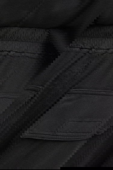 Cargo housut Rick Owens Rick Owens DRKSHDW Creatch Cargo Drawstring Pants Musta | DU02E7376.RIG, 3