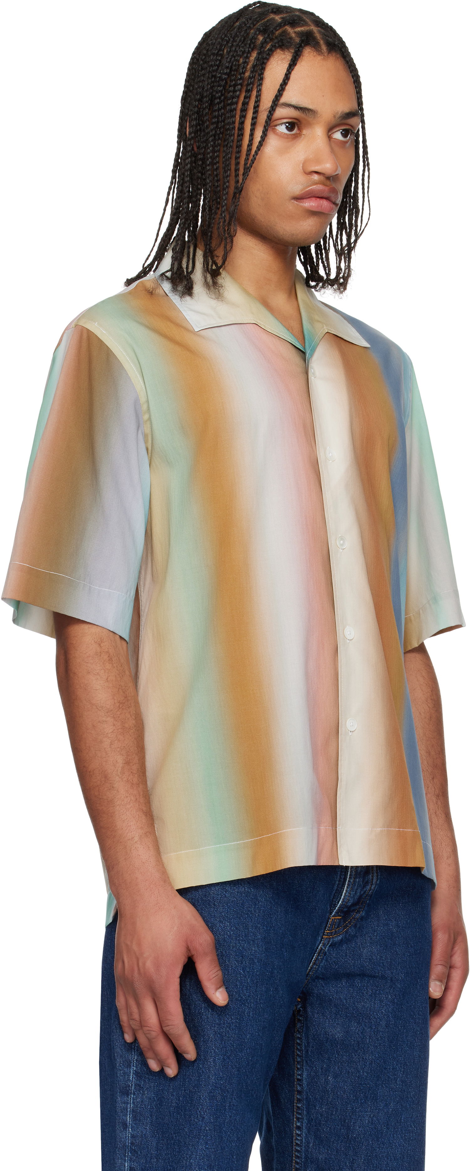 Paita Paul Smith Paul Smith Oversized Smith Stripe Shirt Monivärinen | M1R-426Z-P02674, 1