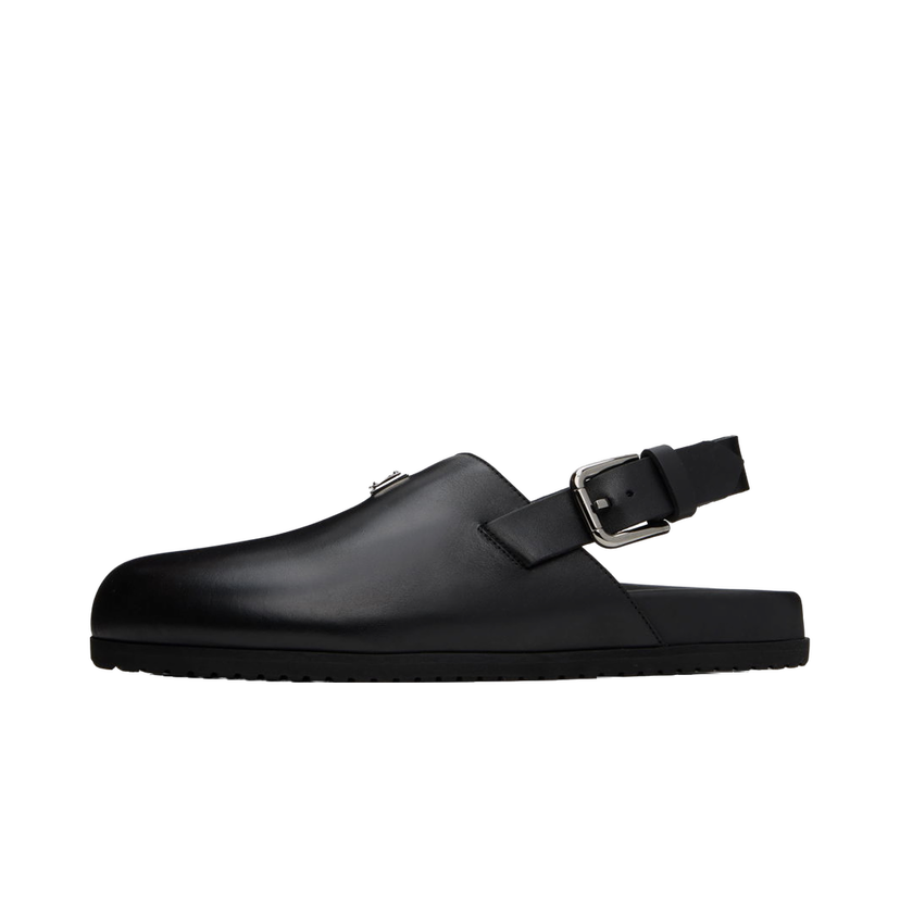 Tennarit ja kengät Dolce & Gabbana Black Logo Mules Musta | A80402AQ765