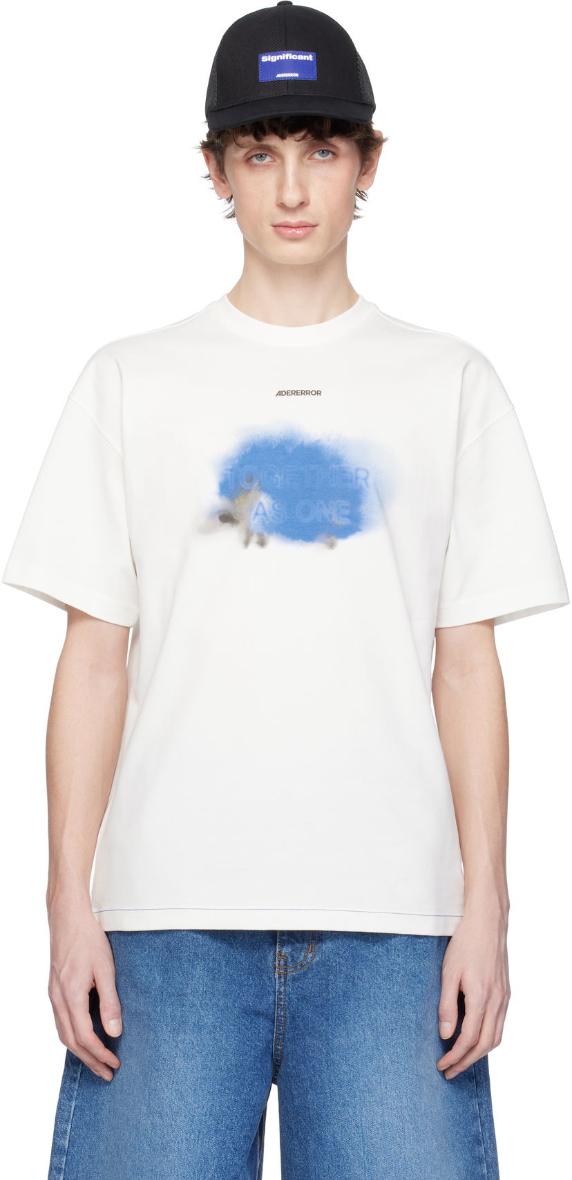 T-paita ADER ERROR ADER error 0106 Together As One Graphic T-Shirt Valkoinen | BO01SSTS0106OW
