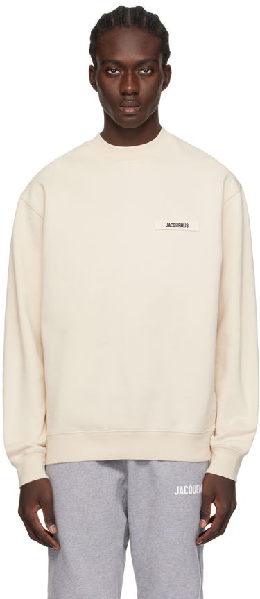 Huppari Jacquemus Les Classiques 'Le Sweatshirt Gros Grain' Sweatshirt Beige | 24E245JS206-2036, 0