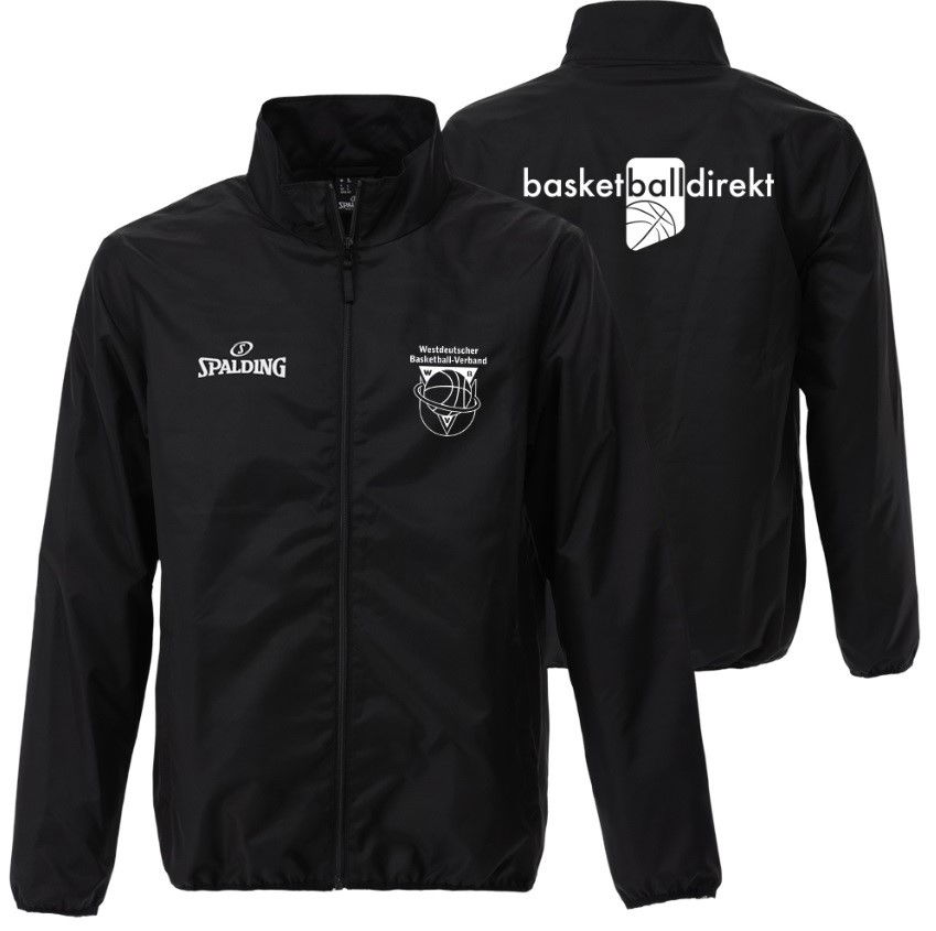 Tuulitakki Spalding WBV Referee Jacket Musta | 40222003-black-xl, 0