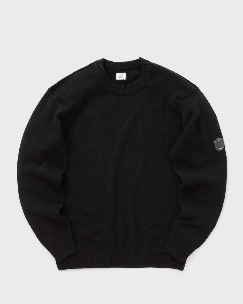Villapaita C.P. Company LAMBSWOOL GRS CREW NECK KNIT Musta | 17CMKN047A110149A-999