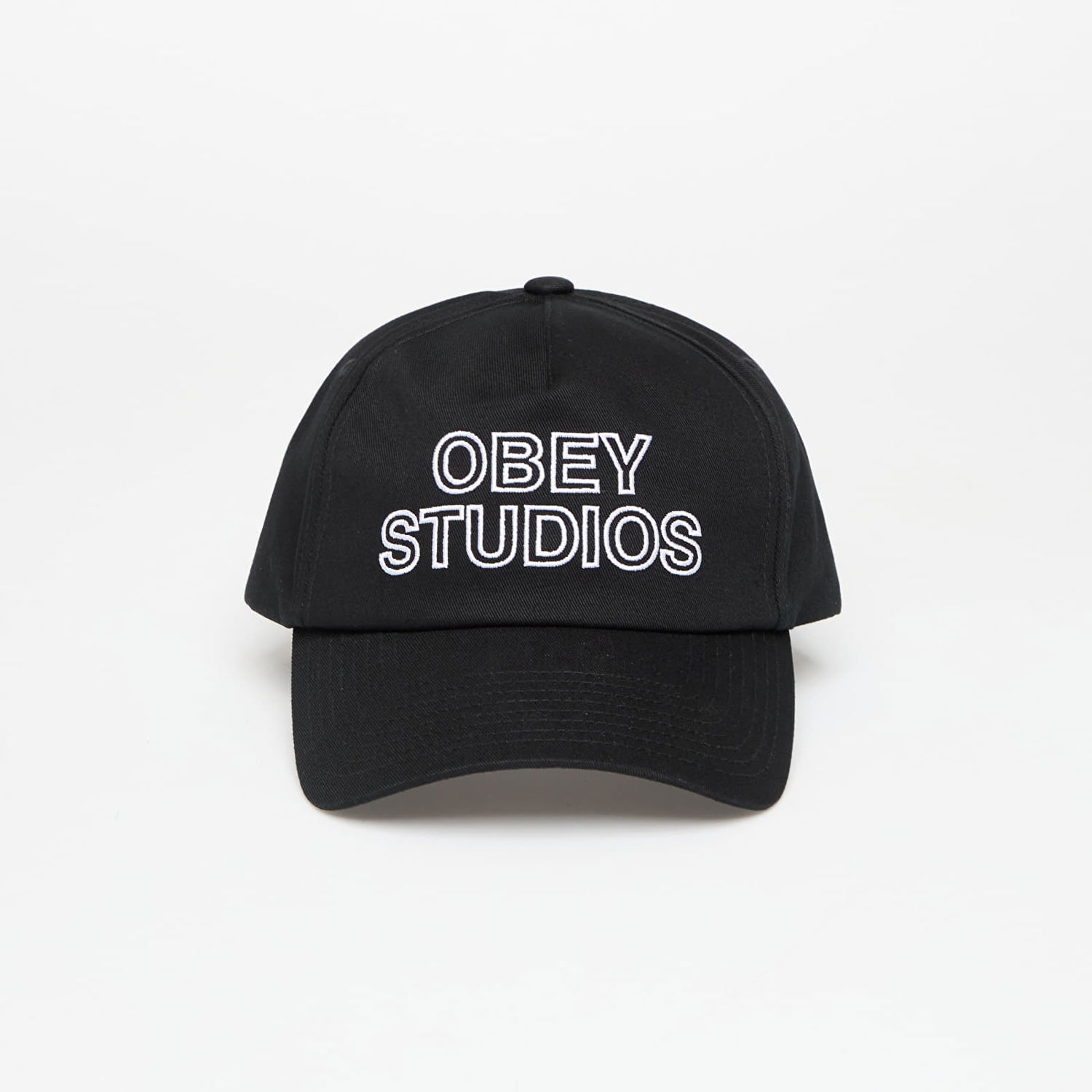 Korkki OBEY OBEY Studios 5 Panel Strapback Cap Musta | 100490139-BLK, 0