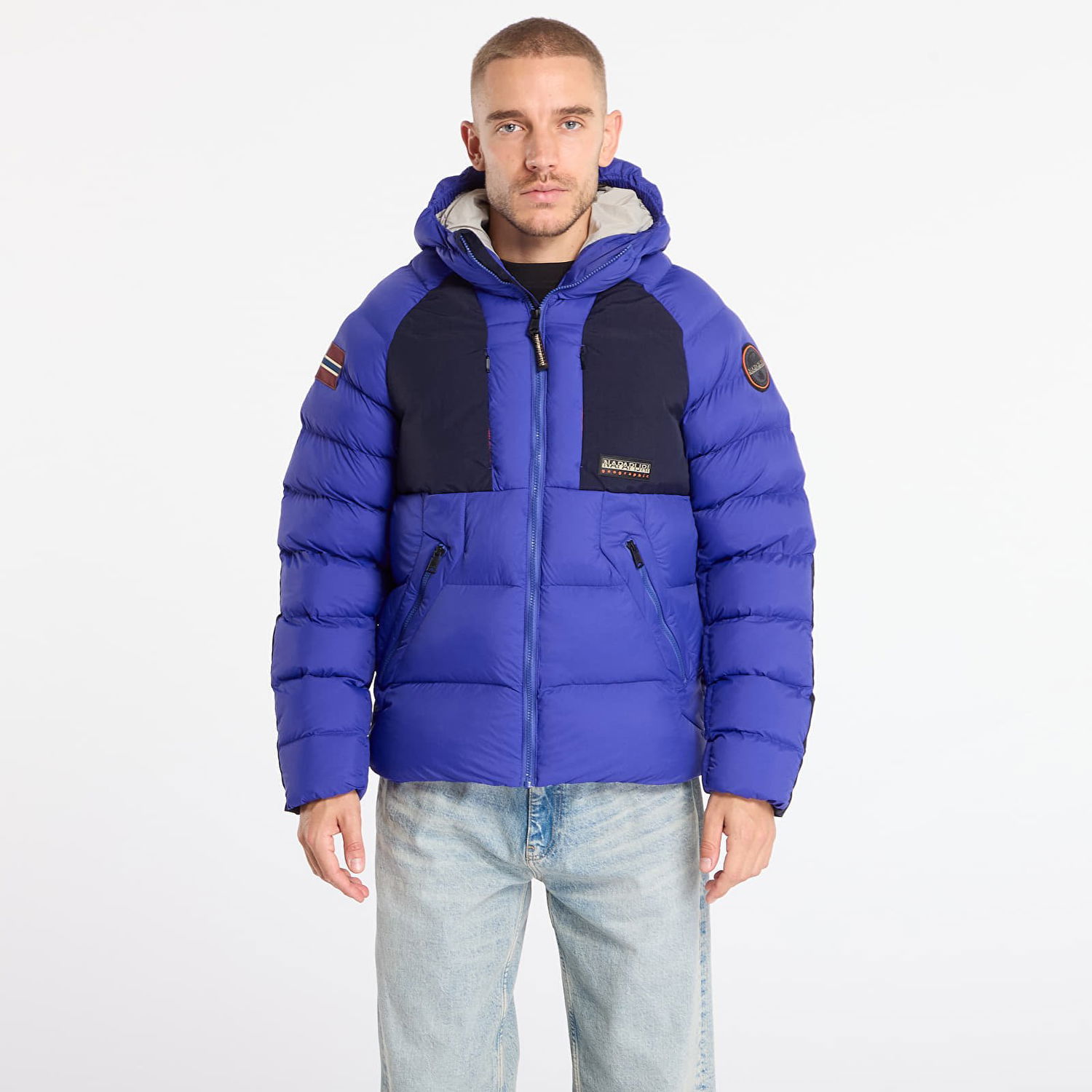 Puffer takki Napapijri A-Moesa Puffer Jacket Sininen | NP0A4I1RB3B1, 0