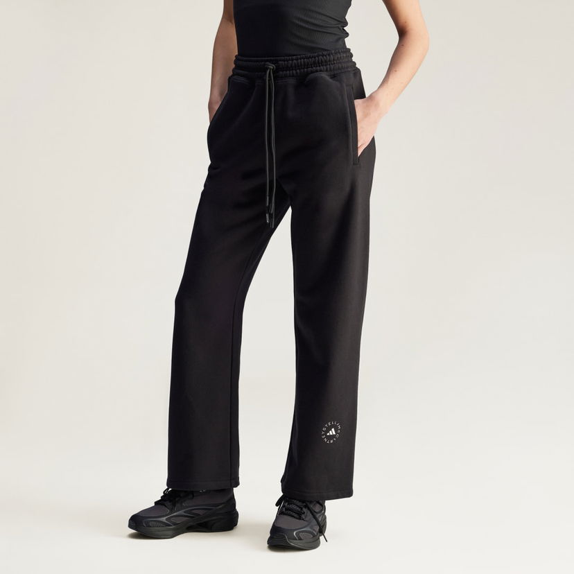 Verryttelyhousut adidas Performance adidas by Stella McCartney Straight Leg Sweatpants Musta | JJ0102