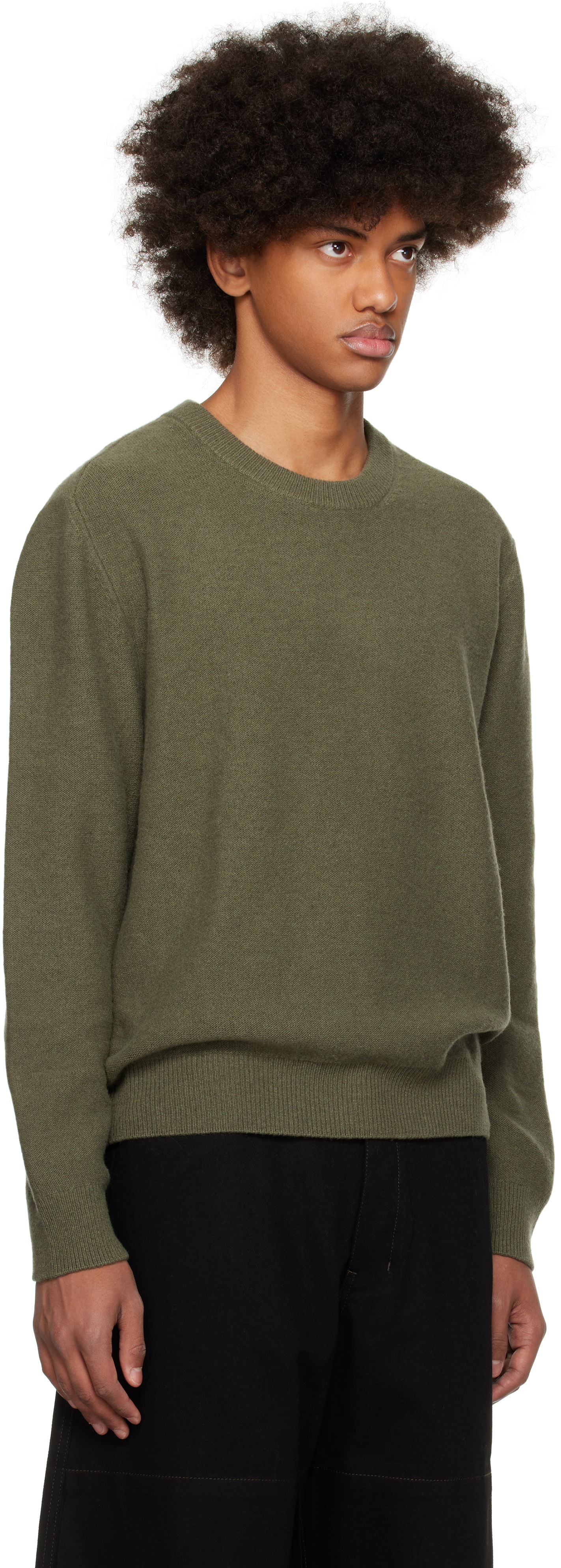 Villapaita LEMAIRE Crew Neck Sweater Vihreä | TO1254 LK1026, 1