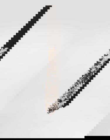 Vyöt Dolce & Gabbana Dolce & Gabbana Pin-up Print Silk Tie Musta | GT147EG0TJ4HN5RM, 0