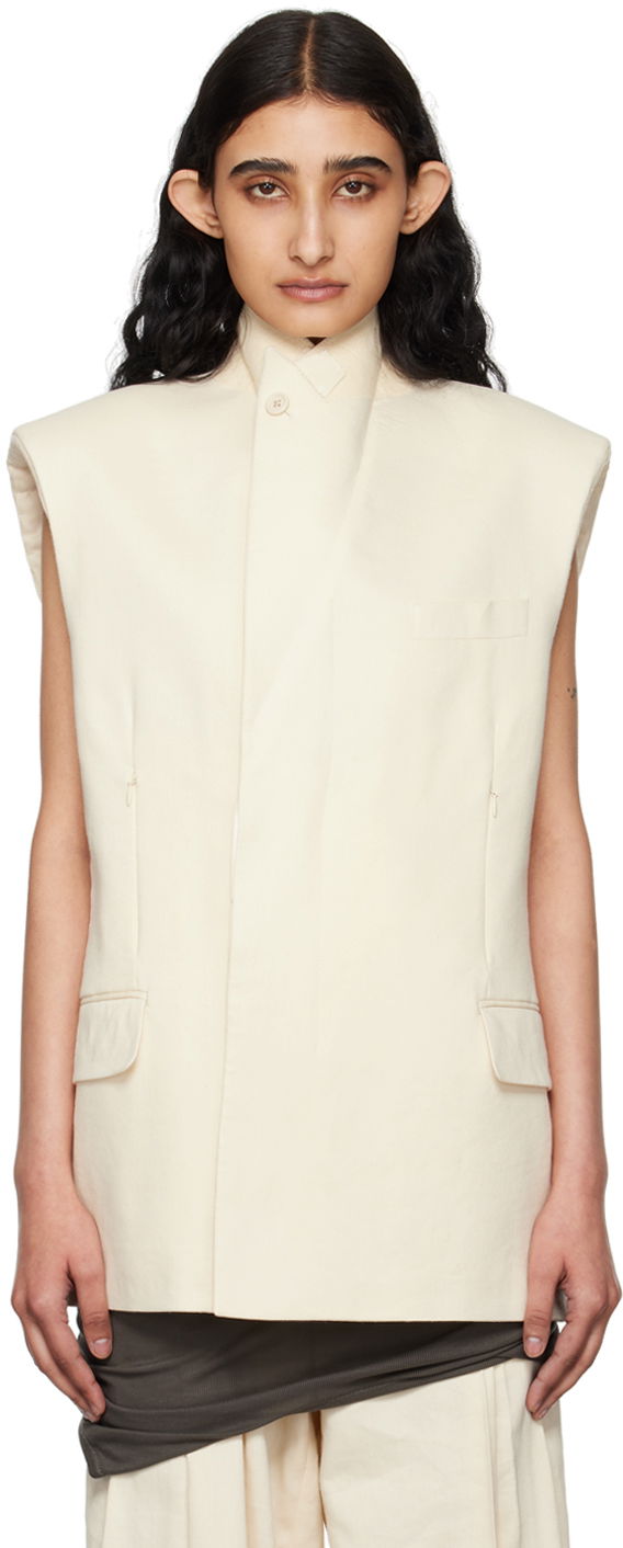 Liivi Helmut Lang Helmut Lang Car Vest Beige | O04HW199