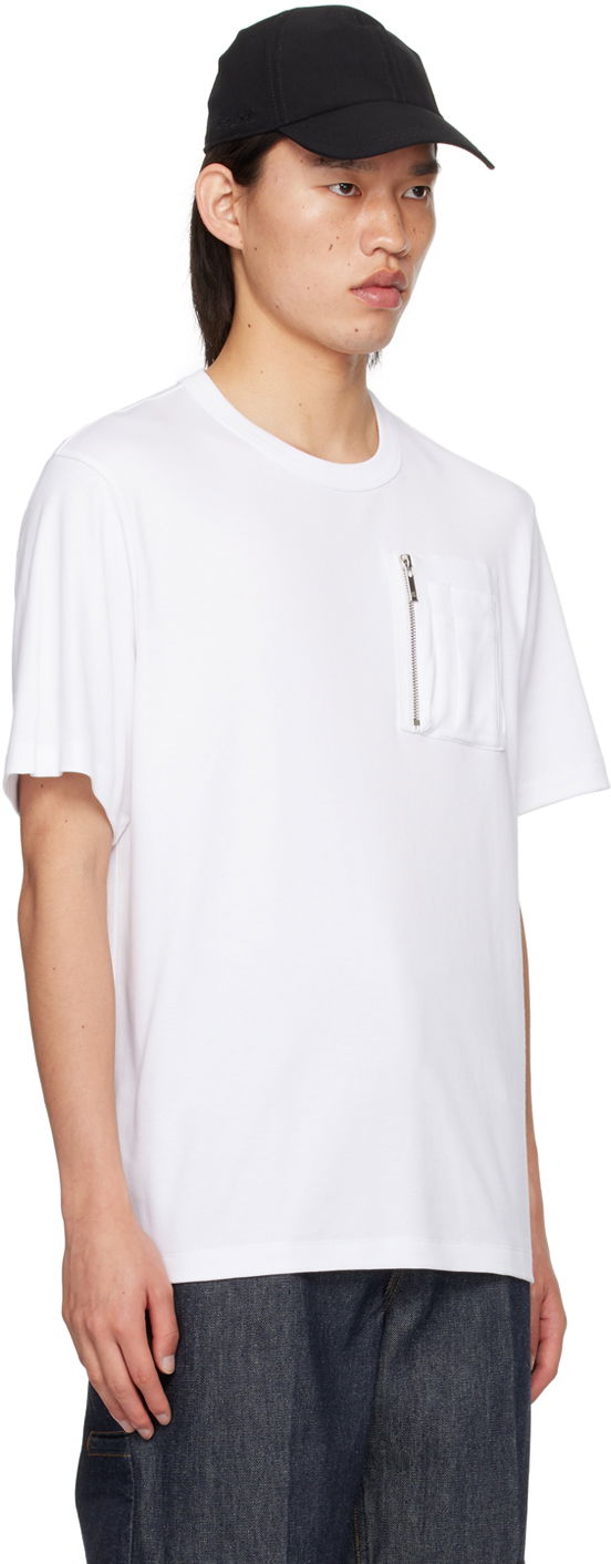 T-paita Helmut Lang Utility Pocket T-Shirt Valkoinen | O04HM596, 1