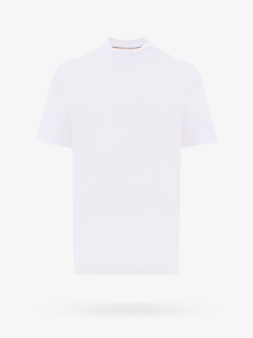 T-paita Loro Piana Loro Piana Men's T-Shirt Valkoinen | FAM89241005