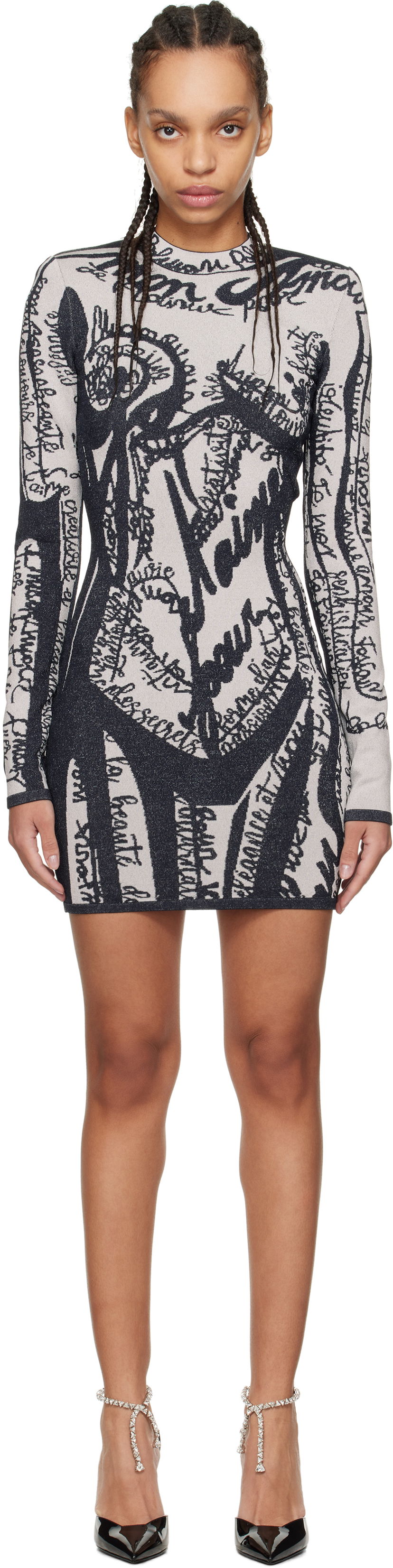 Mekko Balmain Balmain Body Motif Minidress Monivärinen | EF1R8739KH94