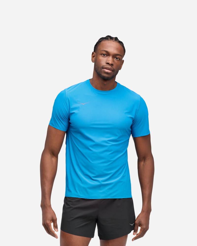 T-paita Hoka One One Airolite Run Top Sininen | 1151071-HKB