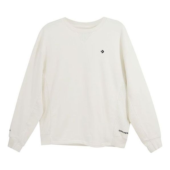 Villapaita Converse Star Crewneck Sweatshirt Valkoinen | 10023518-A01