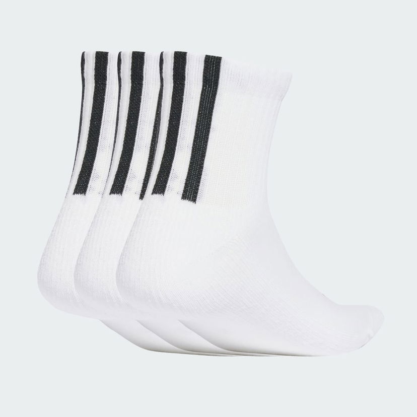 Sukat adidas Performance Quarter 3 Back Stripes Socks - 3 Pairs Valkoinen | JV7423