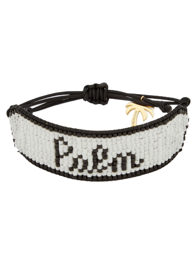 Rannerengas Palm Angels Palm Beads Bracelet Musta | PWOA019S23MAT0040110