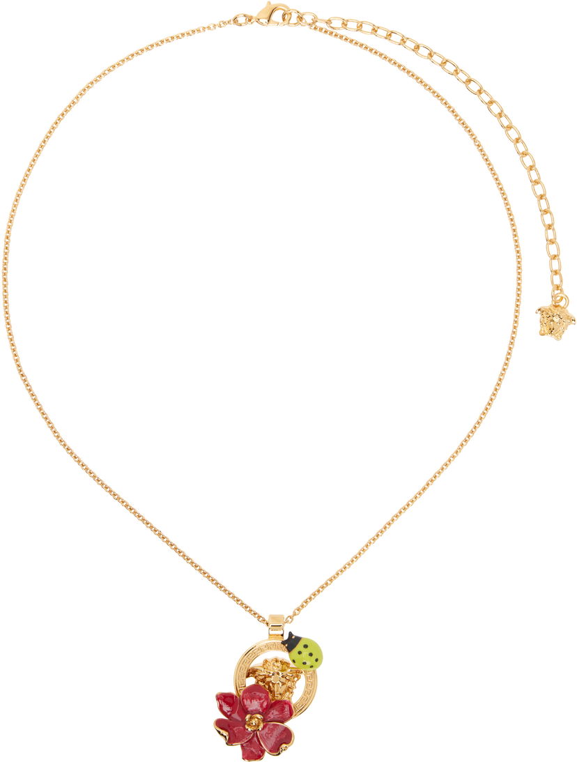 Kaulakoru Versace Versace Strawberry Garden Pendant Necklace Metallinen | 1018973_1A00638_4JHG0