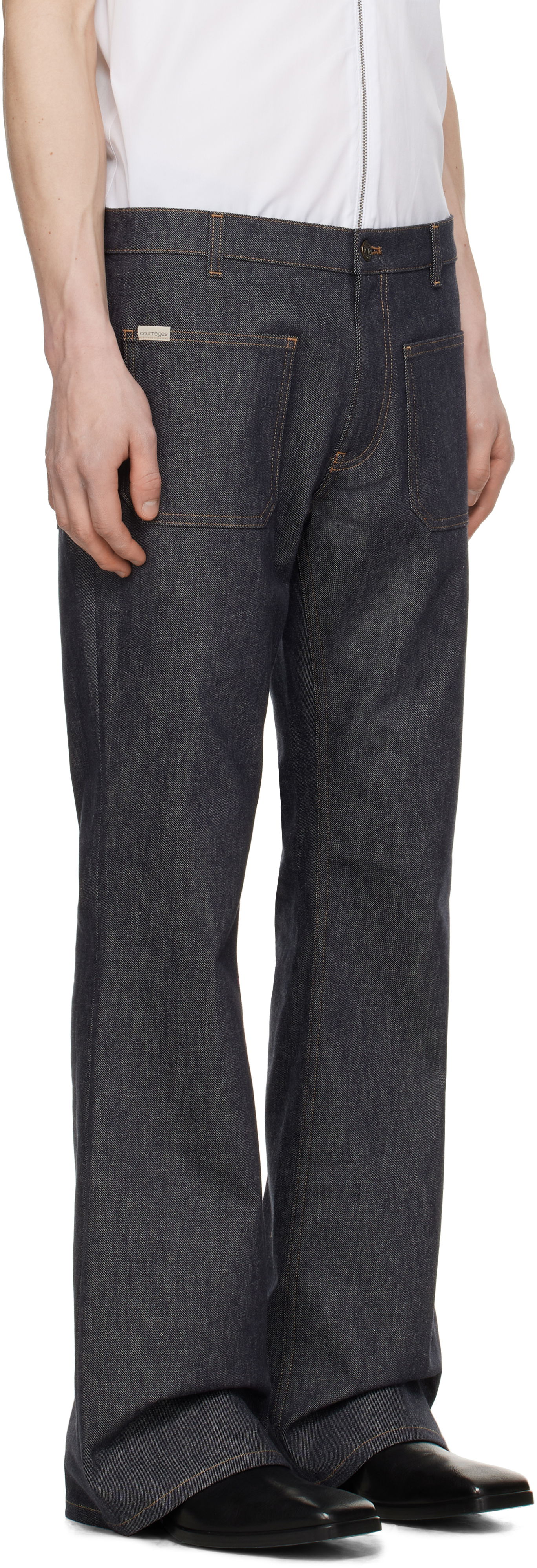 Jeans Courrèges Courrèges Bootcut Jeans Sininen | 125DPA208DE0035, 1