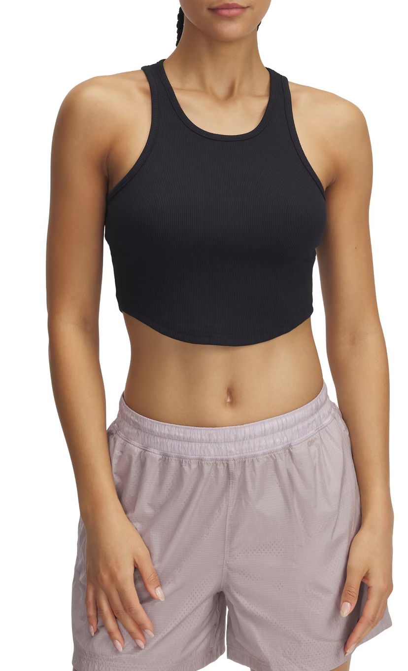 Tankkitoppi Under Armour Under Armour UA Rival Rib Tank Top Musta | 1389798-001