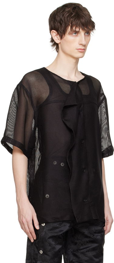 Liivi Feng Chen Wang Feng Chen Wang Layered Mesh Vest Musta | FUS17JK10, 3