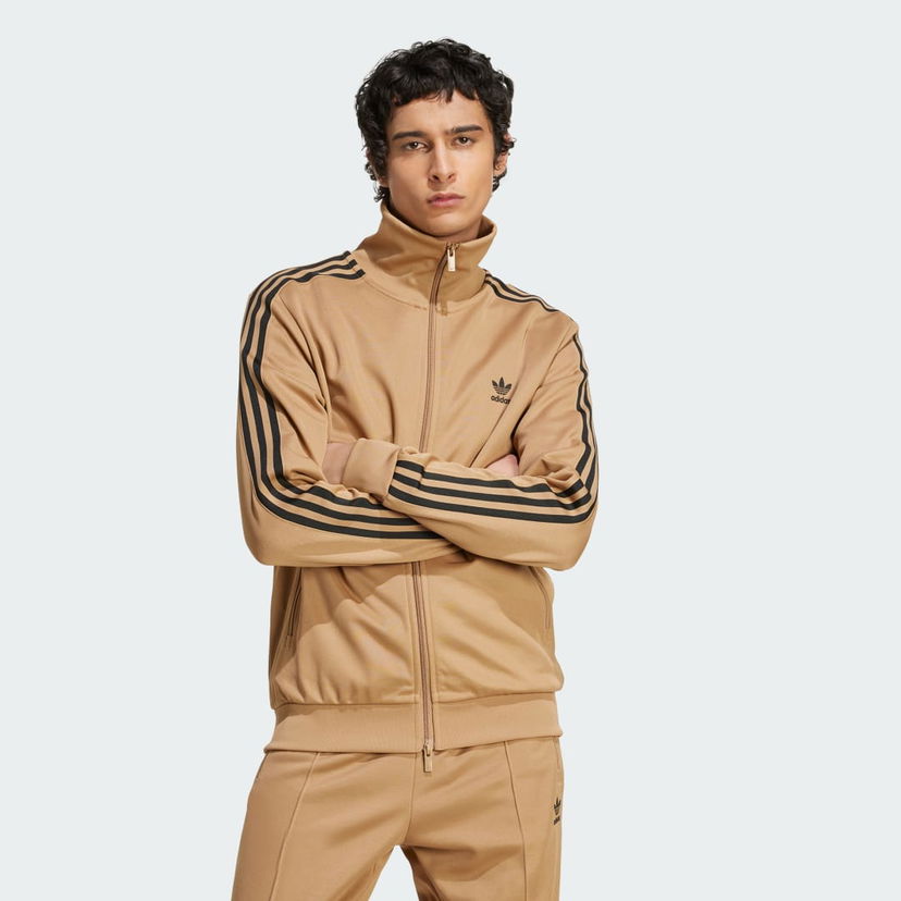 Verryttelypuku adidas Performance Adicolor Classics Beckenbauer Track Jacket Ruskea | JY1278