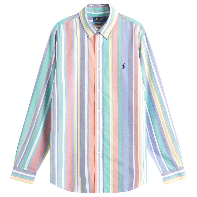Paita Polo by Ralph Lauren Ralph Lauren Men's Striped Button-Down Oxford Shirt Monivärinen | 710968964001