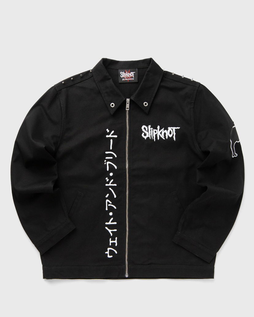 Takki Pleasures Slipknot Equal Work Jacket Musta | P25SK002-BLACK