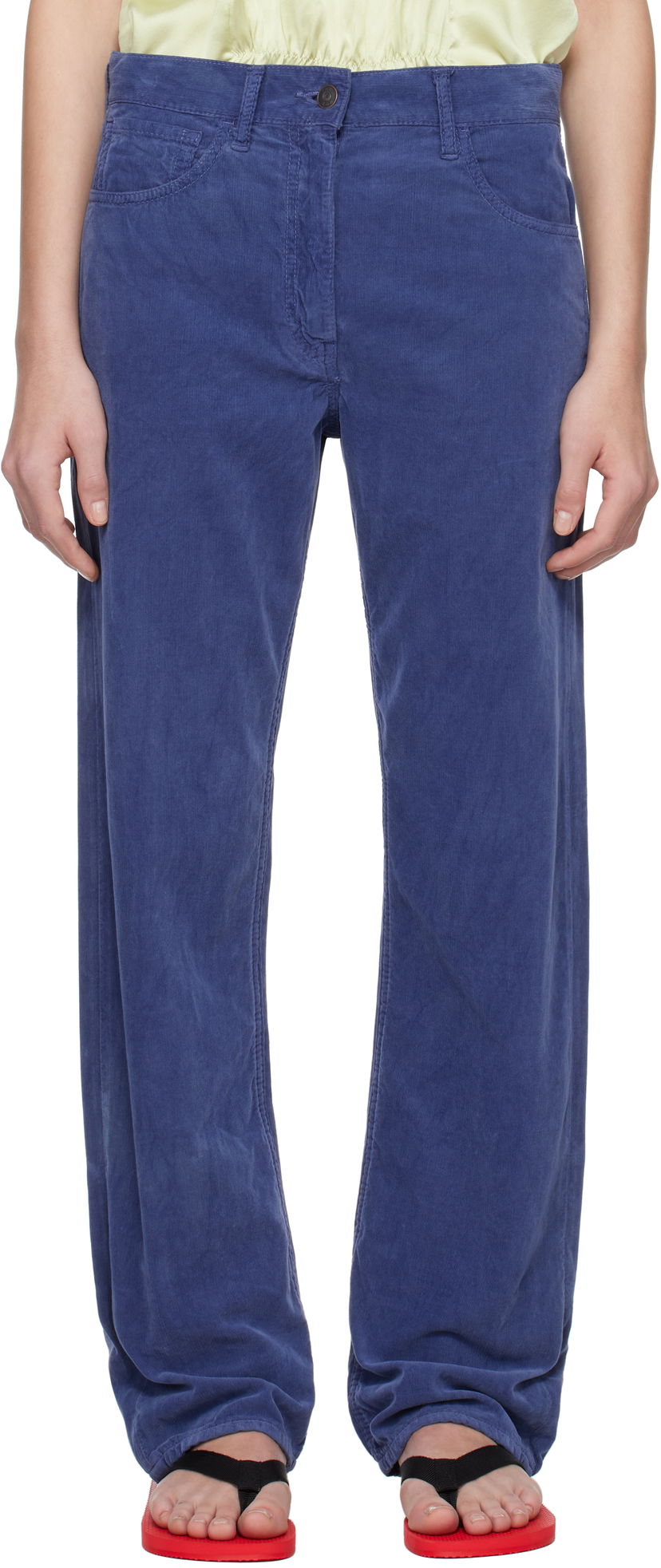 Housut The Row The Row Tarley Corduroy Trousers Sininen | 8766-W3737