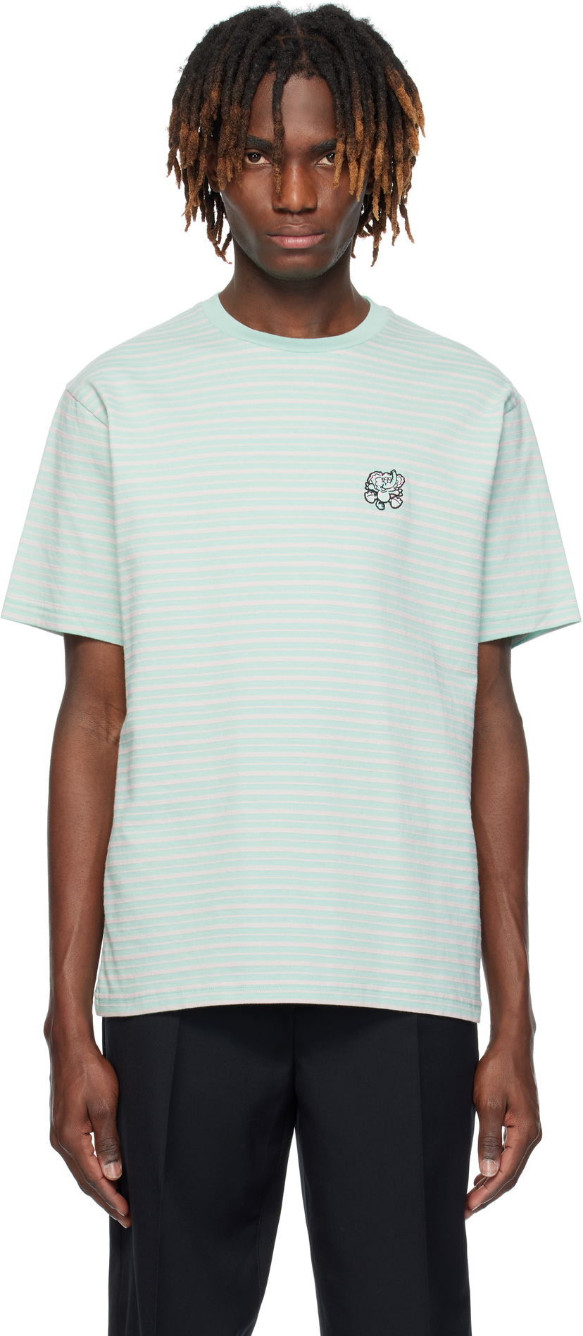 T-paita KENZO Kenzo Paris VERDY Edition Embroidered T-Shirt Vihreä | FF55TS5464SD