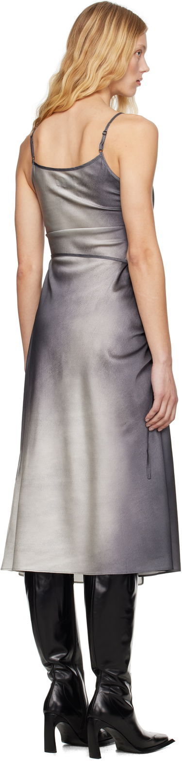 Mekko Feng Chen Wang Feng Chen Wang Draped Midi Dress Harmaa | FWS19DR01, 2