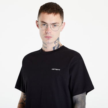 T-paita Carhartt WIP Script Embroidery Musta | I030435.0D2XX, 2