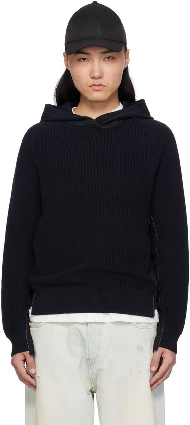 Villapaita rag & bone rag & bone Gabe Spliced Hoodie Tummansininen | MBS25S026SD26, 0