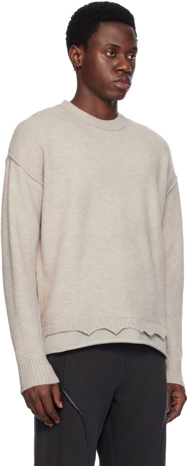 Villapaita izzue Izzue Layered Sweater Beige | IZXKNN4123W4NBGT, 1