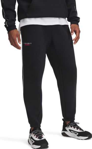 Verryttelyhousut Under Armour Project Rock Icon Fleece Joggers Musta | 1389917-001, 0
