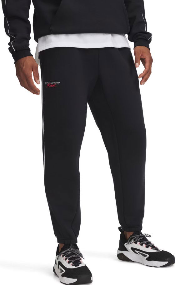 Verryttelyhousut Under Armour Project Rock Icon Fleece Joggers Musta | 1389917-001