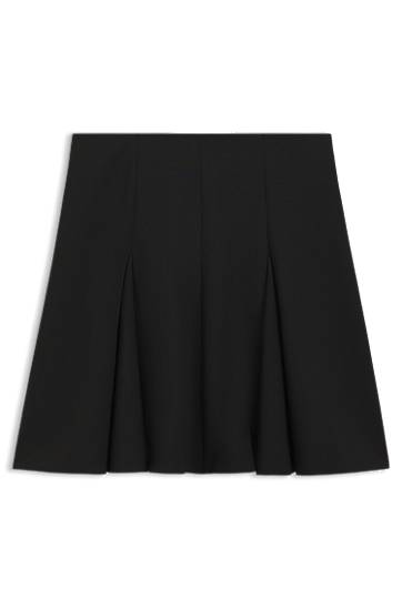 Hame BOSS A-Line Mini Godet Skirt Musta | 50547632
