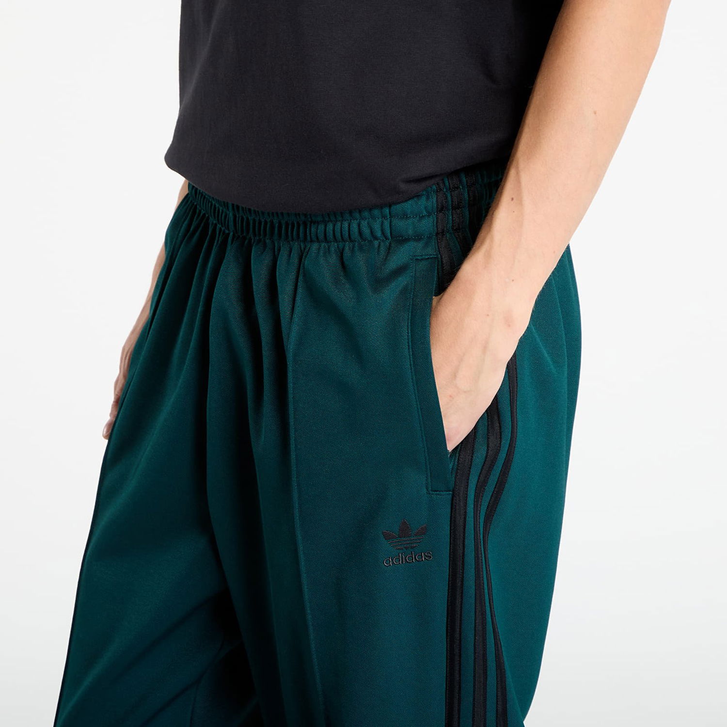Verryttelyhousut adidas Performance Adicolor Firebird Baggy Fit Track Pants Vihreä | JY1420, 1