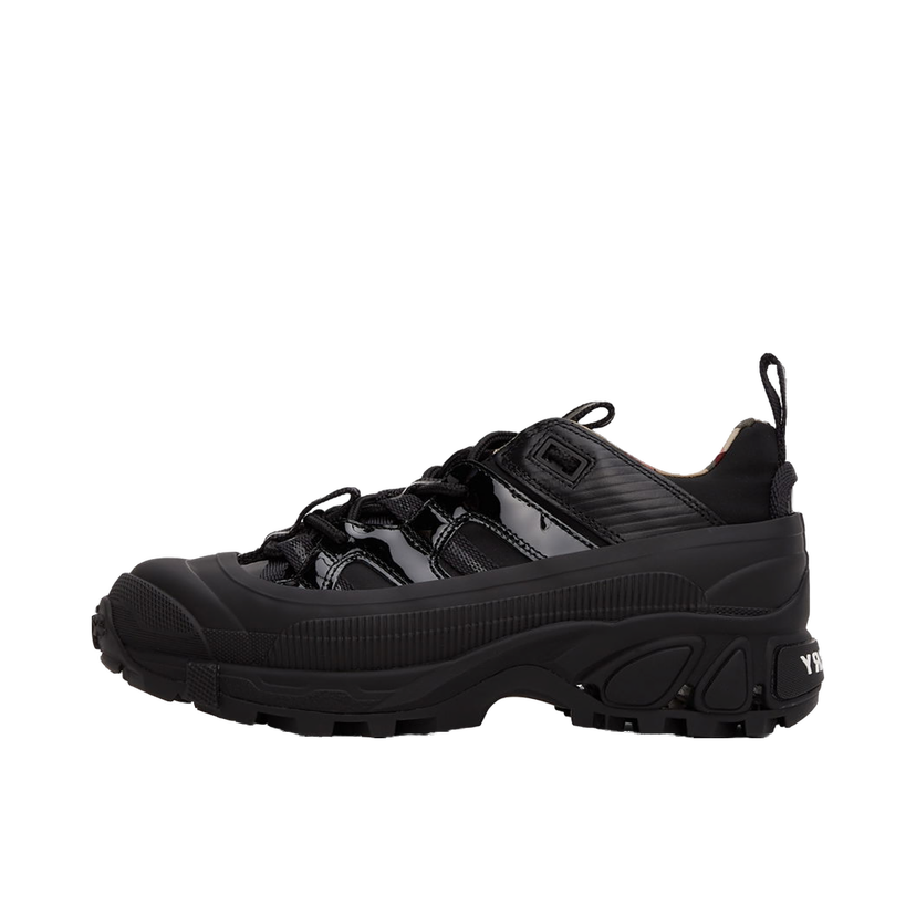 Tennarit ja kengät Burberry Patent Arthur Sneakers 'Black' Musta | 8036166